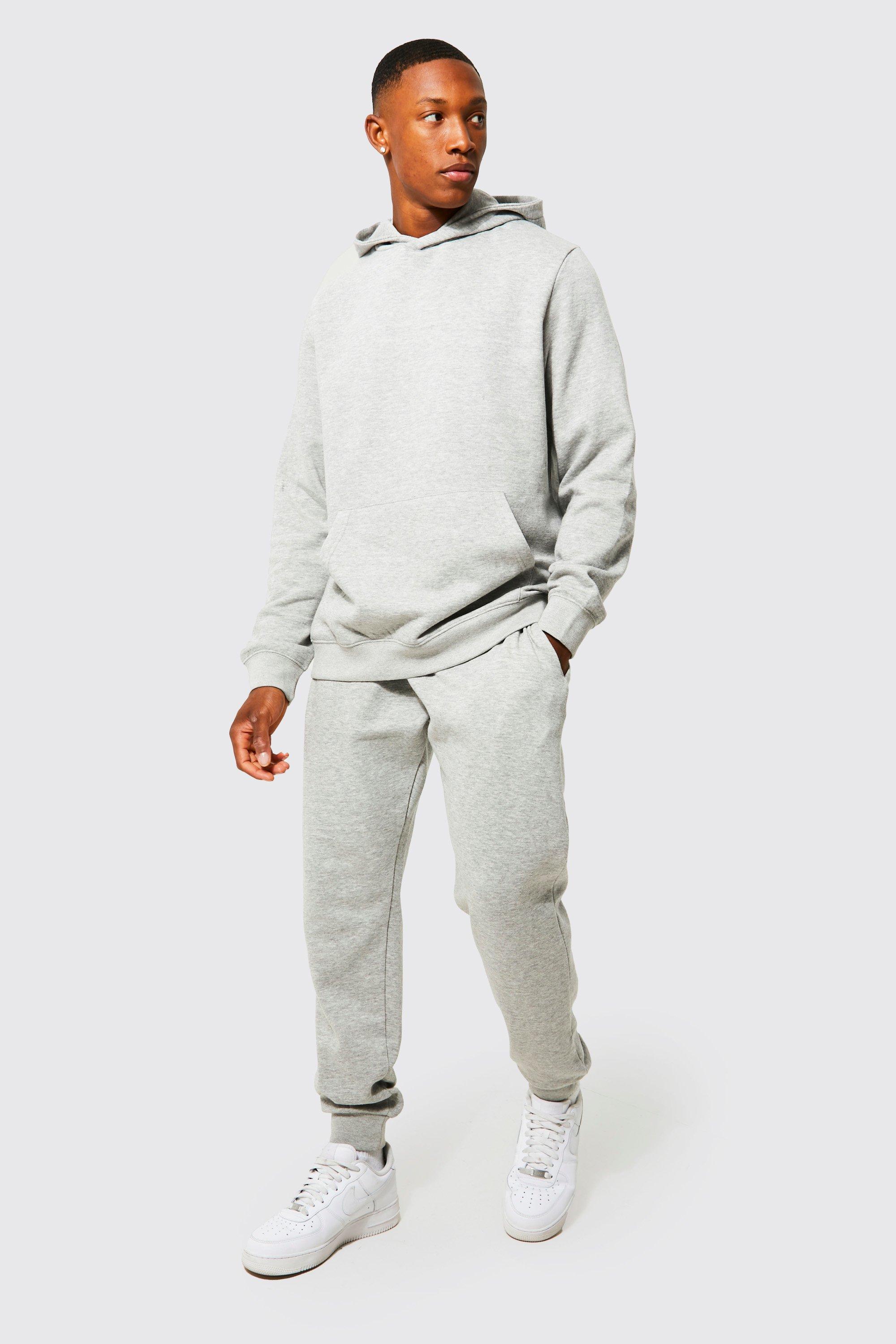 Grey best sale boohooman tracksuit